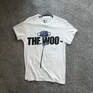 VLONE White Tee with Blue Graphic